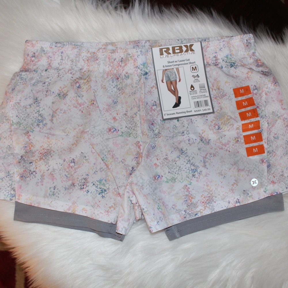 RBX, Live Life Active running shorts ...